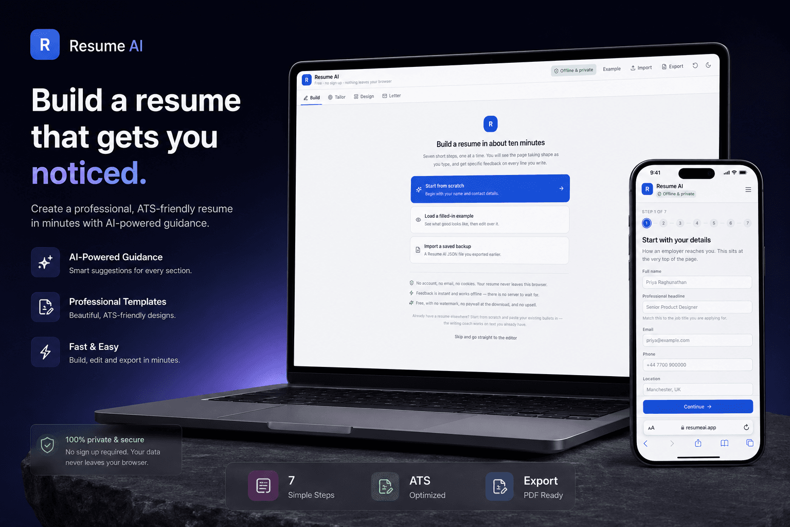 Resume AI preview